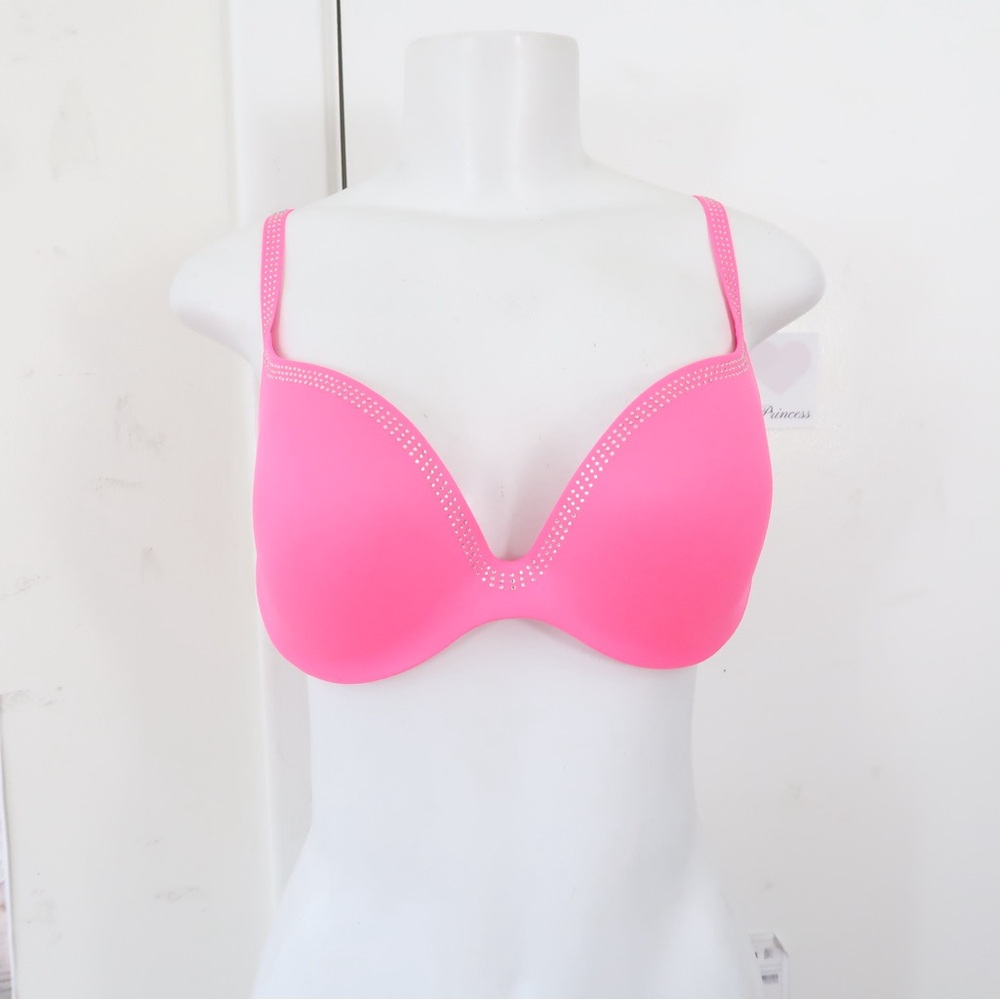 La SENZA Hot Pink Smooth T-Shirt Bra underwire, padded 34 D - Picture 7 of 7